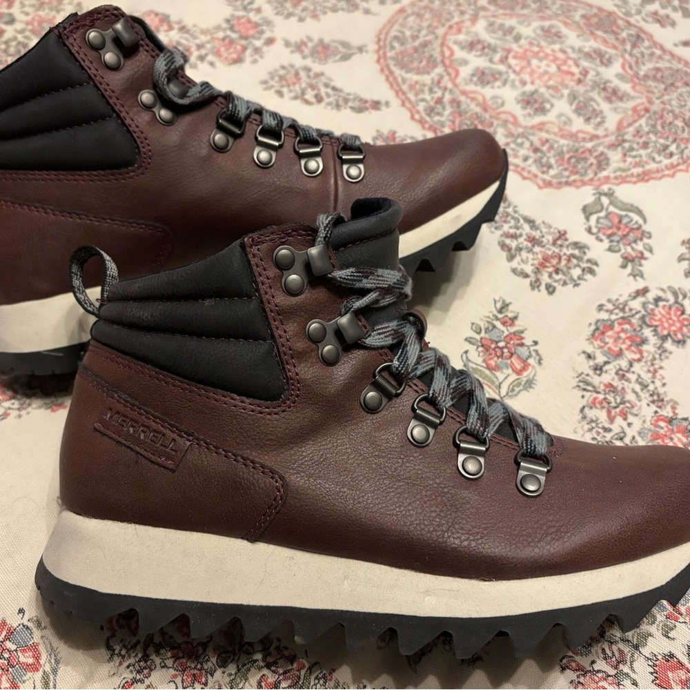 Merrell Women's Burgundy Hiking Boots